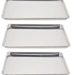 Vollrath 5303 Sheet Pan, 1/2 size, Aluminum, 18-Inch x 13-Inch x 1-Inch (3-pack)