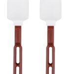Vollrath 58110 High-Temp Spatula SoftSpoons, Set of 2 (10-Inch, Silicone Spoon Blade),White
