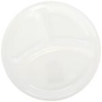 Corelle Livingware 10.25" Divided Dish - Set of 6 - Divided Plate, Dishwasher & Microwave Safe