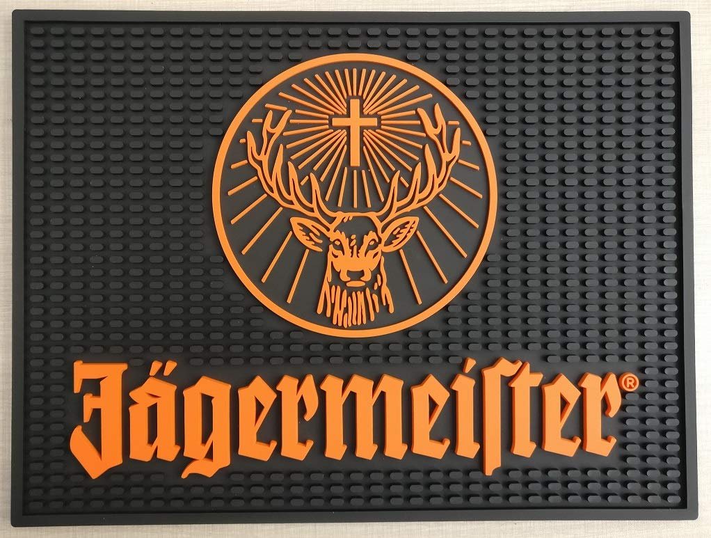 712sROFgZnL.jpg Jagermeister Professional Bar Mat - Spill and Drip Mat for Wait Station 12x9.5 Coaster - Image 1