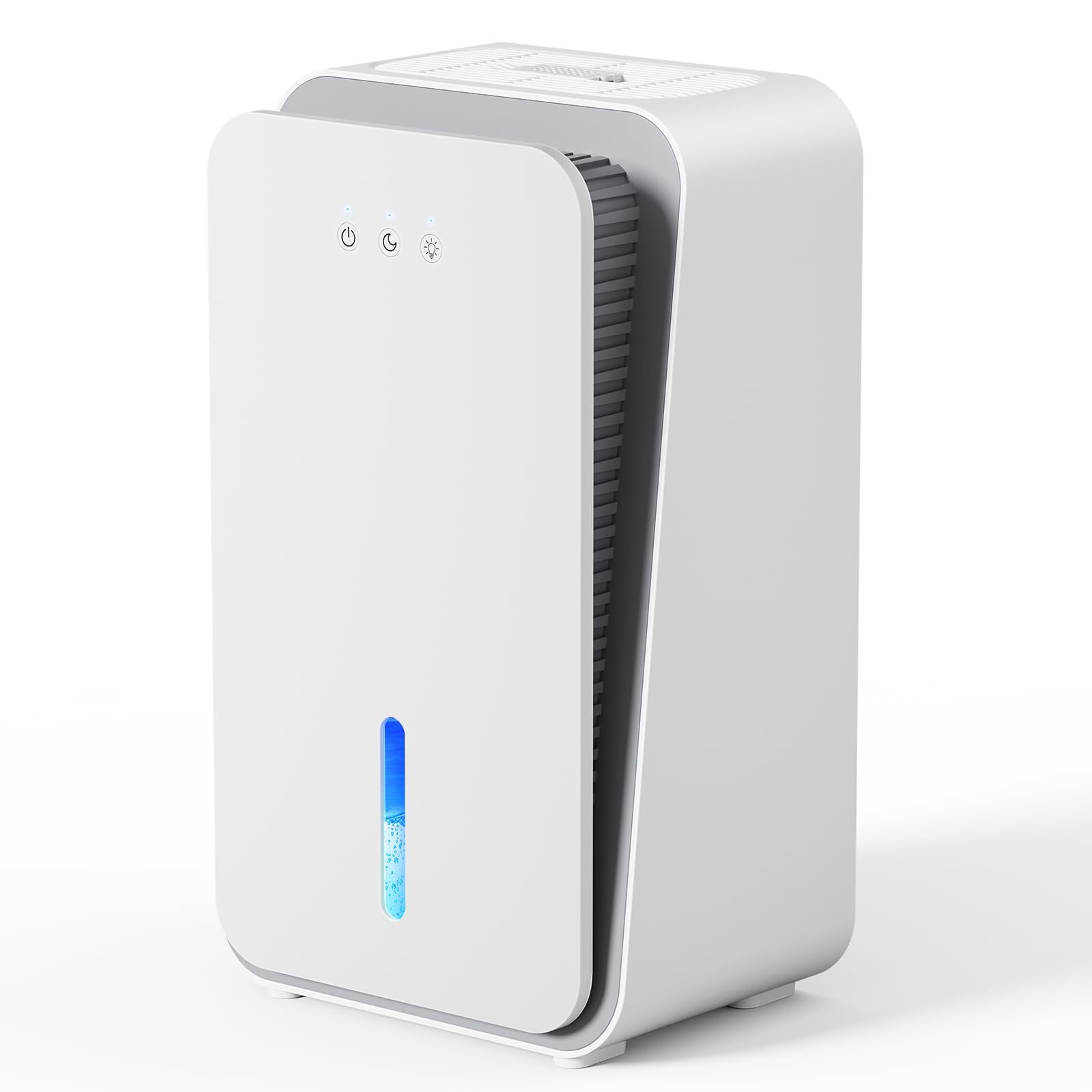 71ZGWCyUMKL.jpg Onsekin Dehumidifier for Home, 1000 sq.ft Small Dehumidifiers, Ultra-Quiet Dehumidifiers with Pump, Auto Shut Off, 7-Color LED Light, Dehumidifier for Basement, Bathroom, Bedroom (White) - Image 1