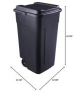 VinEry 50 Gallon Plastic Trash Can - Image 3