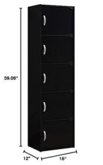 Hodedah Wooden Storage Cabinet - Image 3