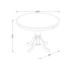 East West Furniture Dining Set - Image 5