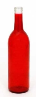 Red Bordeaux Glass Bottles