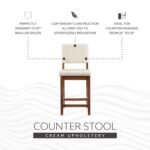 Linon Milano Counter Stool - Image 13
