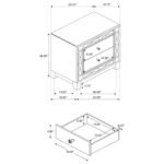 Coaster 2-Drawer Nightstand - Image 3