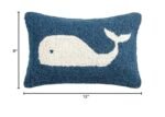 Peking Handicraft Whale Hook Pillow - Image 2