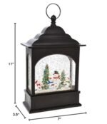 RAZ Snowman Caroler Water Lantern - Image 2