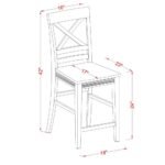 Quincy Oak Counter Stools - Image 3