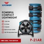 XPOWER Industrial Axial Air Mover - Image 3
