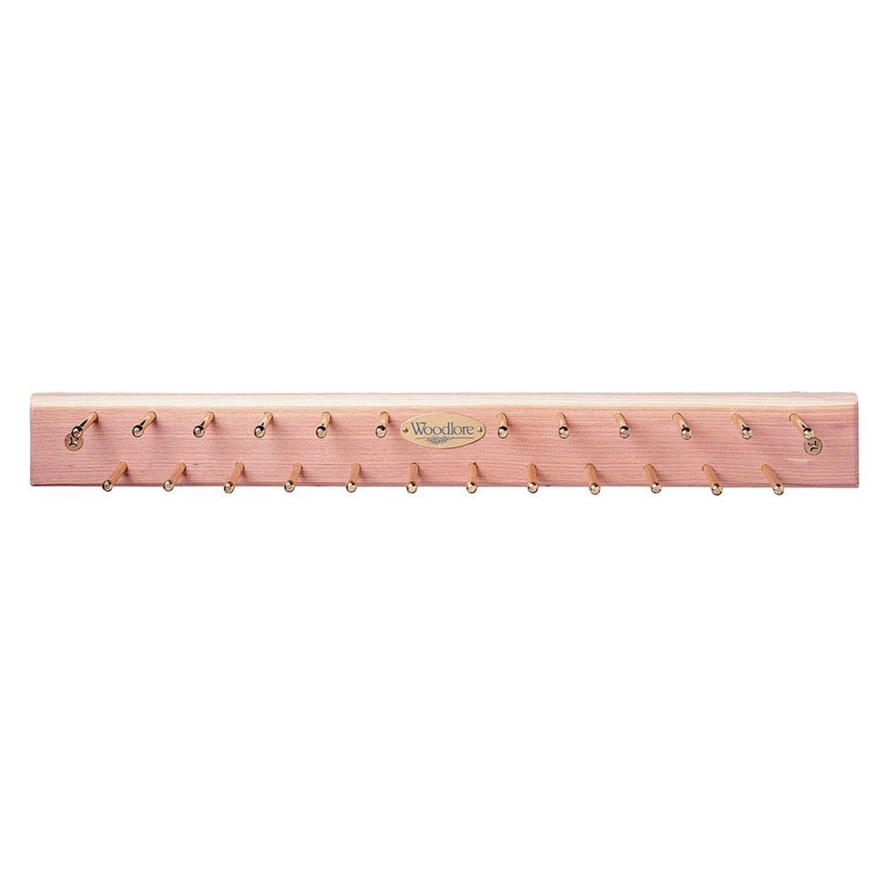 51E4YqcG-bL.jpg Woodlore Cedar Tie Rack - Image 1