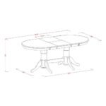 East West Furniture Dining Set - Image 7