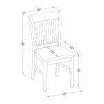 Capri Mahogany Dining Set - Image 8