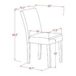 East West Dublin Dining Set - Image 6