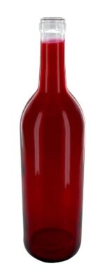Red Bordeaux Glass Bottles - Image 5