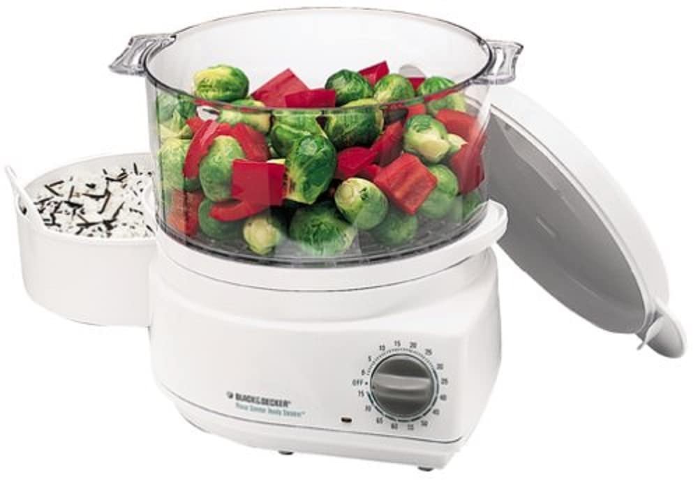51ufKmIskvL.jpg Black+Decker Food Steamer - Image 1