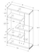 Monarch Glass Bookcase - Image 3