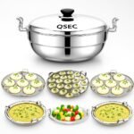 QSEC Stainless Steel Idli Cooker