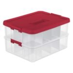 Sterilite Ornament Storage Box