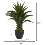 Nearly Natural Agave Plant - Image 5