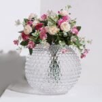 Small Glass Round Vase - Image 8