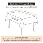 Jacquard Gold Lace Tablecloth - Image 7