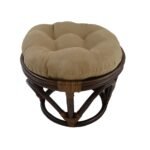 Rattan Ottoman with Cushion - Image 4