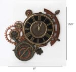 Veronese Steampunk Astrolabe Wall Clock - Image 4