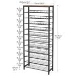HOOBRO 12-Tier Shoe Rack - Image 2