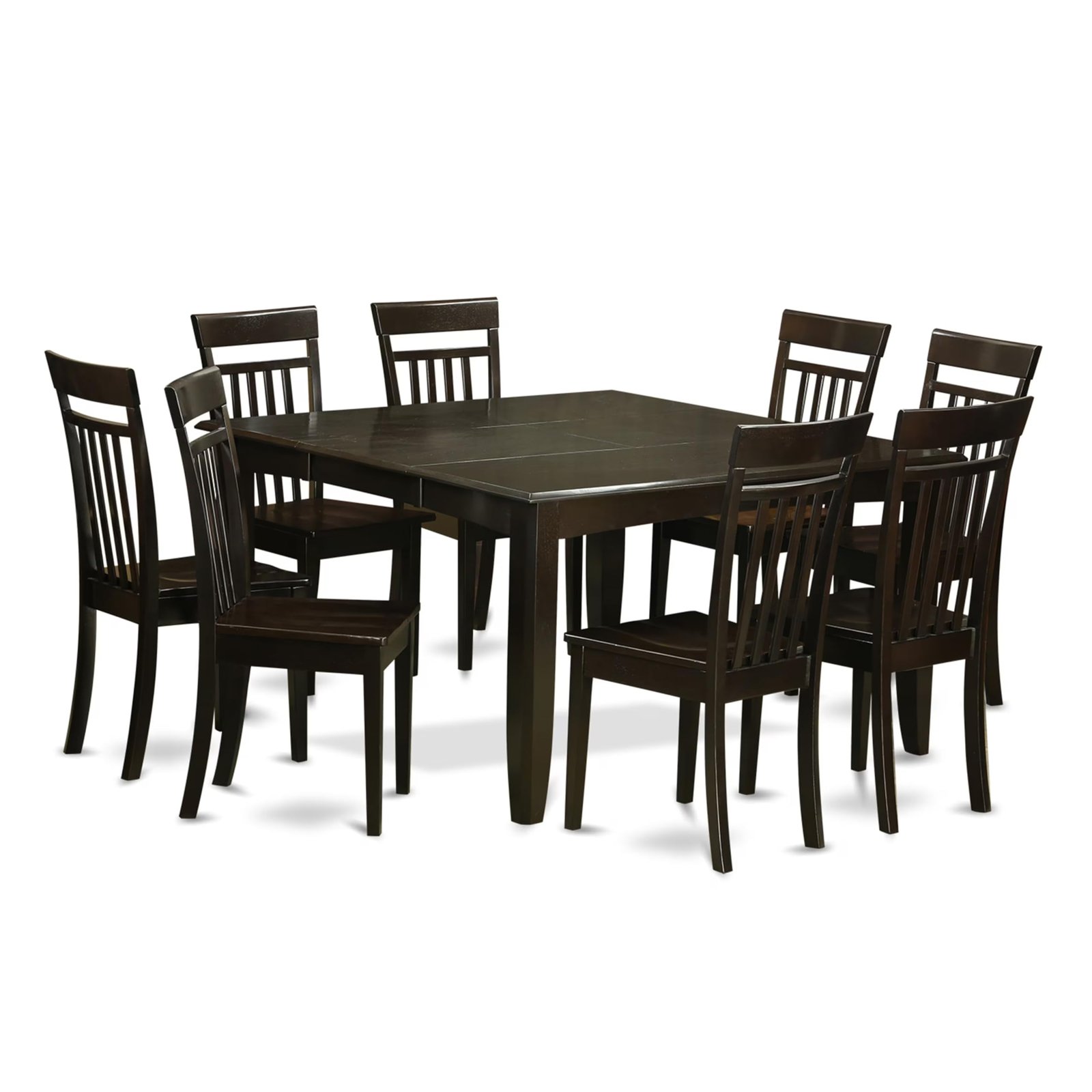 71LlwSksmkL.jpg East West Furniture 9-Piece Dining Set - Image 1