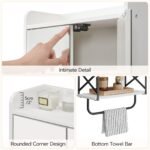 HOOBRO Medicine Cabinet with Mirror - Image 7