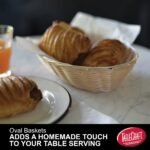 TableCraft Handwoven Oval Serving Basket - Image 4