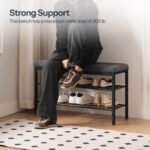 HOOBRO Shoe Bench with Cushion - Image 4