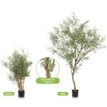 Realead 7ft Faux Olive Tree - Image 7