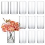 Glass Vases Set Elegant Decor