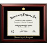 University of Maryland Diploma Frame