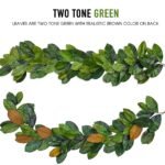 Vita Domi Magnolia Leaf Garland - Image 2