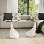 vidaXL Glass Coffee Table Set - Image 4