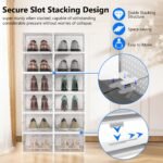 Modular Clear Shoe Storage Organizer - Image 3