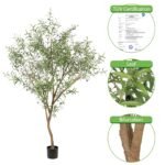 Realead 7ft Faux Olive Tree - Image 4