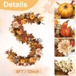 Autumn Maple Leaf Garland - Image 2