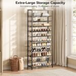 HOOBRO 12-Tier Shoe Rack - Image 3