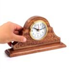 Rosewood Tambour Clock - Image 4