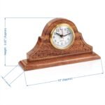 Rosewood Tambour Clock - Image 5