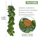Vita Domi Magnolia Leaf Garland - Image 3