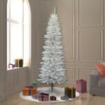Vickerman 6' Sparkle White Spruce Pencil Tree - Image 3