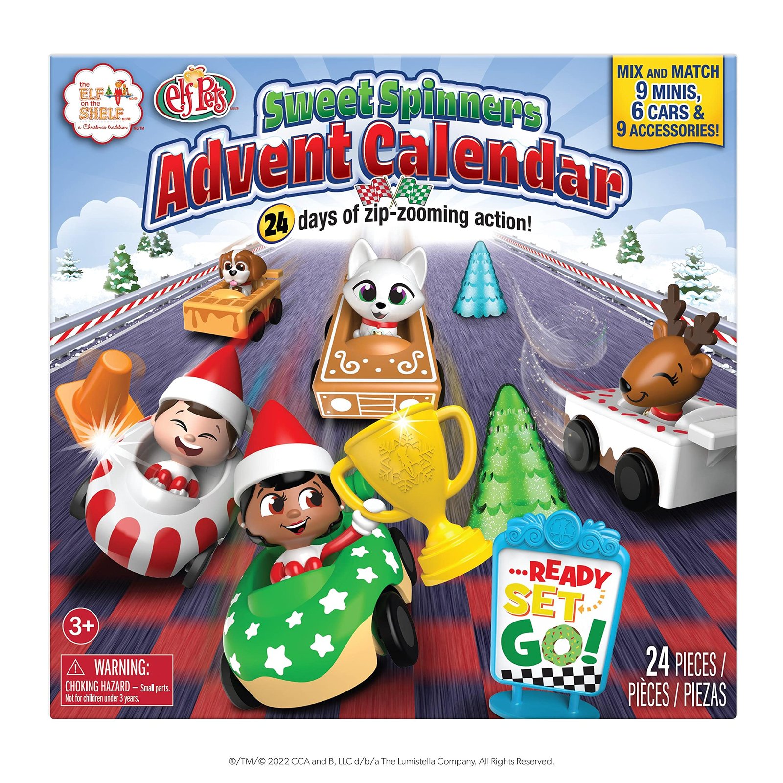 91c8p0b4ikL.jpg Elf on the Shelf Sweet Spinners Advent Calendar - Image 1